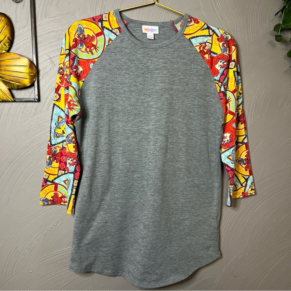 Lularoe Disney Gray Raglan Shirt‎